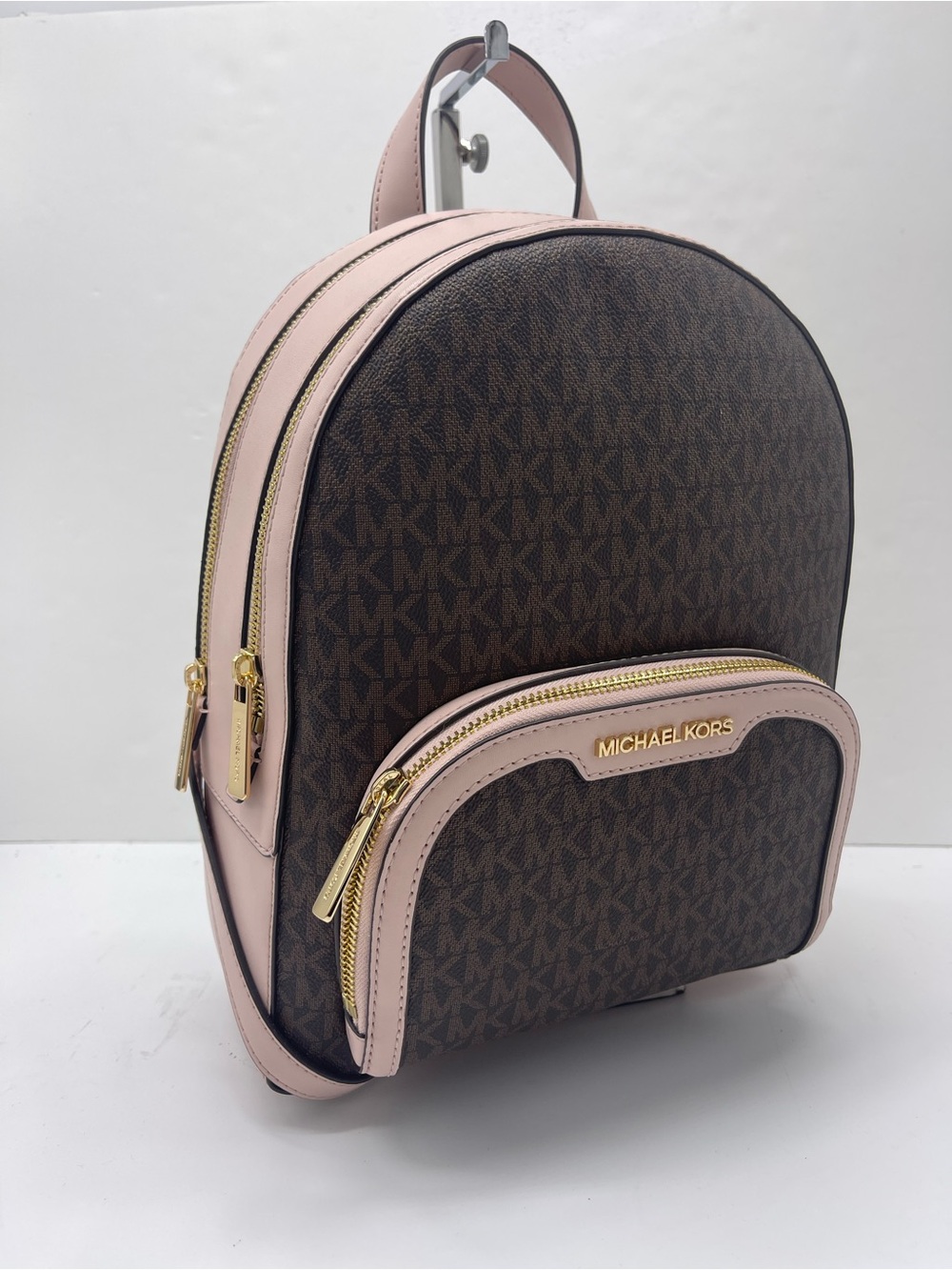 Michael Kors Jaycee Medium Zip Pocket Logo Backpack
Powder Blush 
NWT - Picture 9 of 16